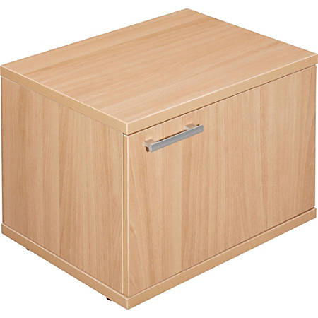 Lorell Concordia Series Low Storage Cabinet Latte Office Depot