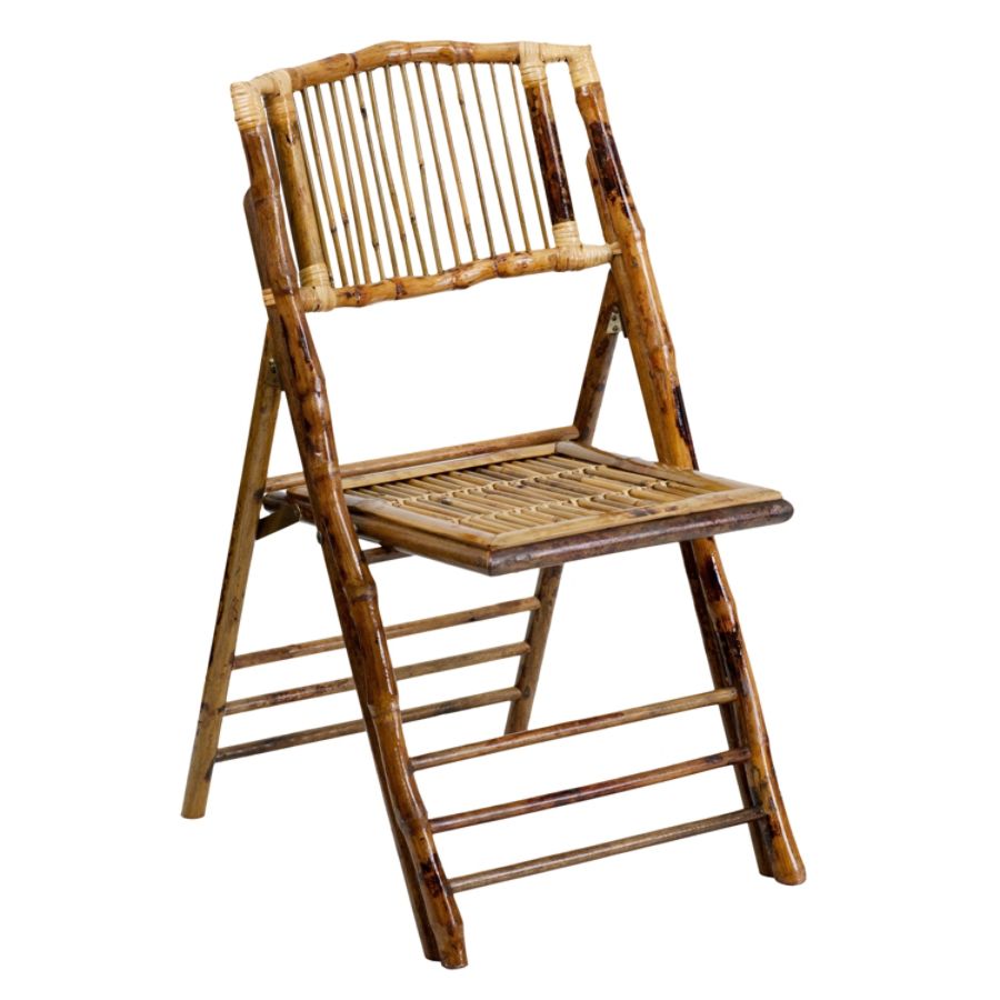 Flash Furniture American Champion Bamboo Folding Chair