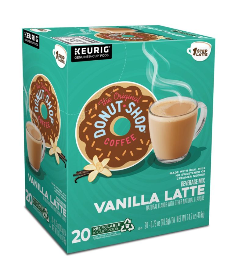 Keurig Original Donut Shop Vanilla Latte 20PK - Office Depot