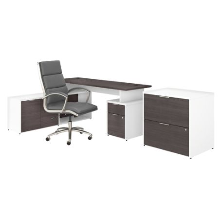 Bush Business Furniture Jamestown 72 W L Shaped Desk With Lateral