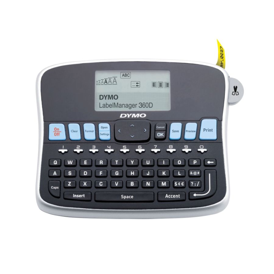 DYMO LabelManager 360D Rechargeable Desktop Label Maker - Office Depot