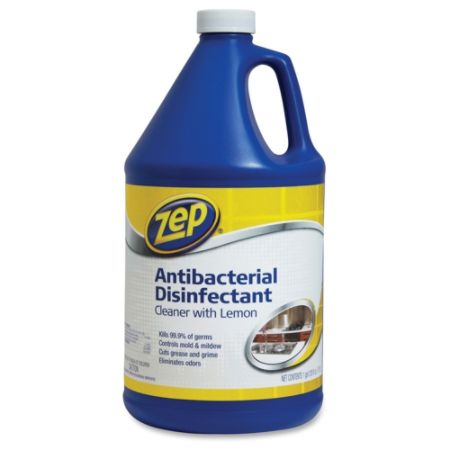 Zep Commercial Lemon Antibacterial Disinfectant Cleaner Liquid 1 gal ...