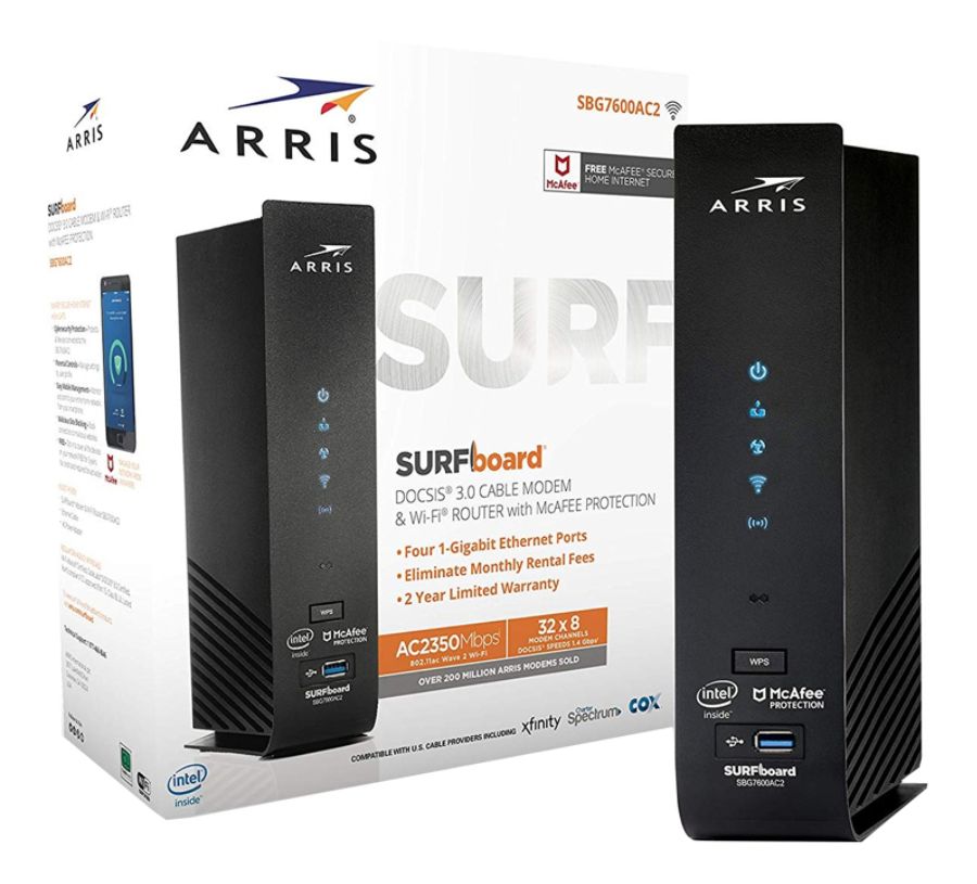 ARRIS SURFboard SBG7600AC2 Modem 1000887 - Office Depot