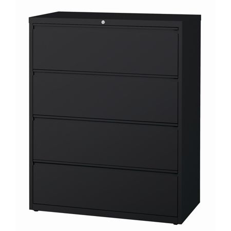 Workpro File 42 W 4 Drawers Black Office Depot