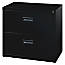 Realspace 30 W SOHO Steel Lateral File Cabinet 2 Drawer Black - Office ...