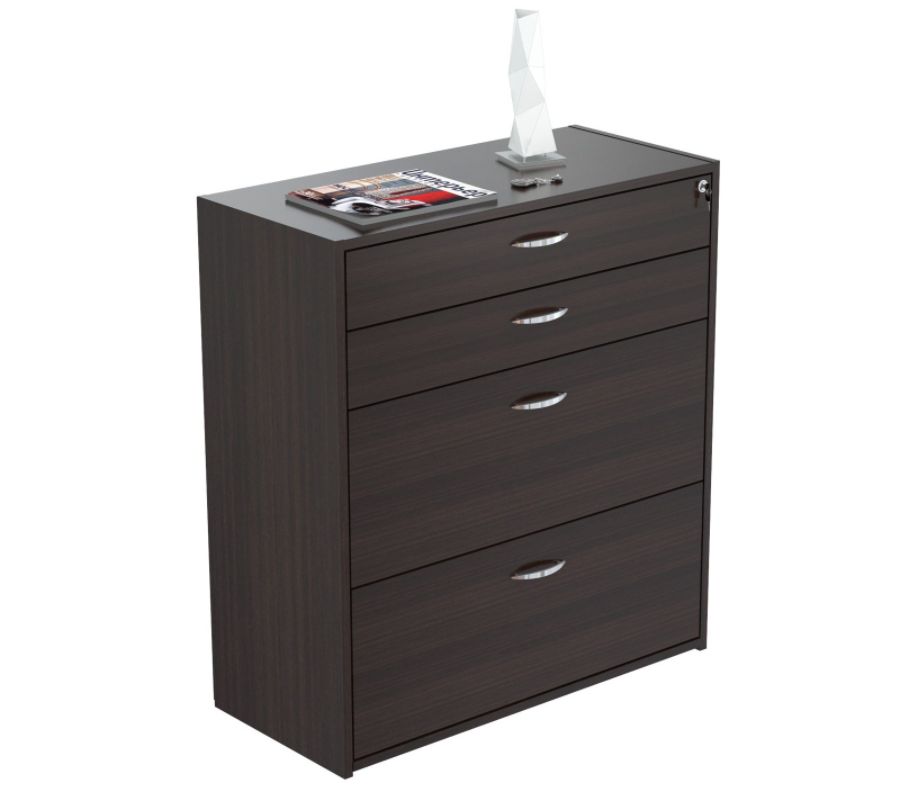 Inval Laminate Lateral Filing Cabinet 4 Drawers 38 H X 35 25 W X