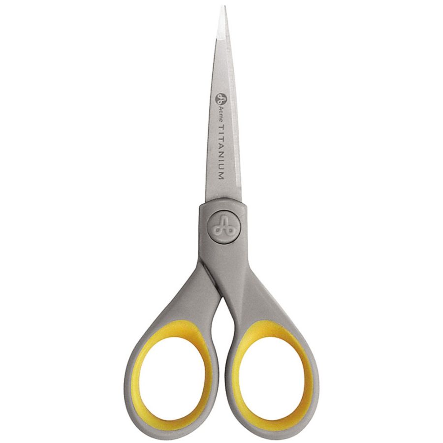 UPC 065956135251 product image for Westcott(R) High Performance Titanium Bonded Scissors, 5in., Straight, Gray/Yell | upcitemdb.com