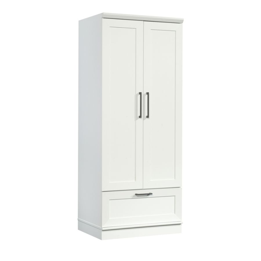 Sauder Homeplus Storage Cabinet Closet 2 Shelves Soft White