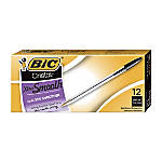 BIC Cristal Xtra Smooth Ball Pen, Medium Point (1.0 mm), Black, 12 Count