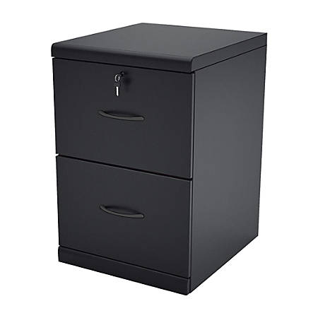Z Line Designs 16 34 D Vertical 2 Drawer File Cabinet Metal Black