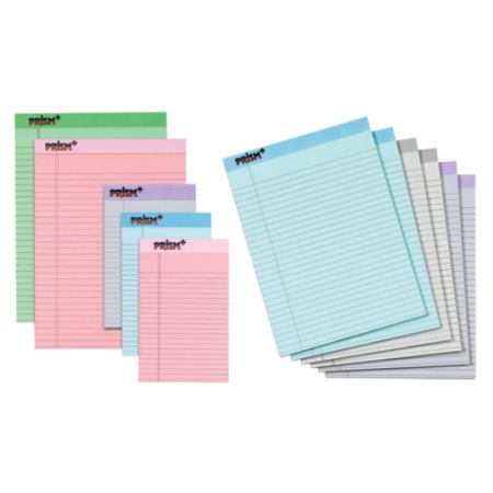 TOPS Prism Color Writing Pads 5 x 8 100percent Recycled Legal Ruled 25 ...