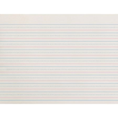 Pacon Broken Midline Writing Paper Grade 2 3 12 x 14 x 14 LW -Office Depot