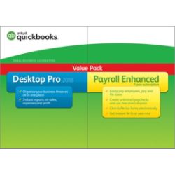 Quickbooks Desktop Pro With Enhanced Payroll 2018 Traditional Disc