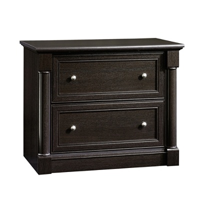 Sauder Palladia 36 34 W Lateral 2 Drawer File Cabinet Wind Oak