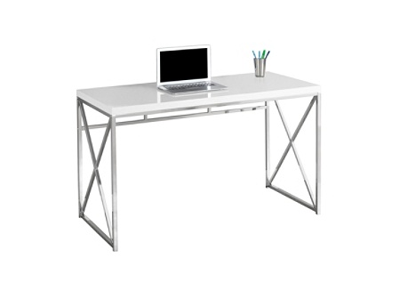 Monarch Specialties Contemporary Computer Desk With Framed Criss