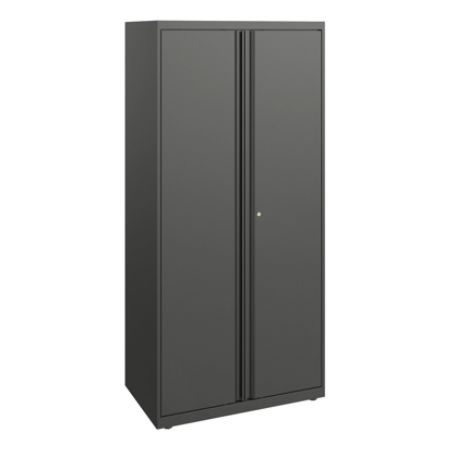 Hon Flagship Metal Modular Storage Cabinet 64 H Charcoal Office