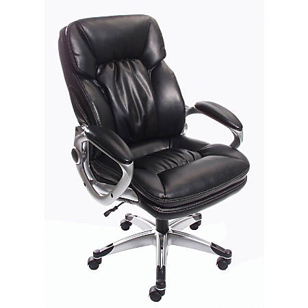 Tall Back Leather Chair