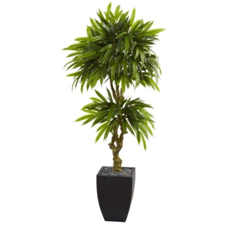artificial planter mango tree nearly polyester natural wash