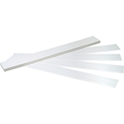 Pacon Sentence Strips 3 X 24 White Tagboard Pack Of 100 Item 394012