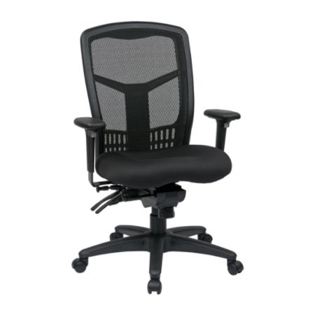Office Star ProGrid High Back Fabric Adjustable Chair 43 ...