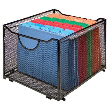 Innovative Storage Designs Mesh Collapsible Crate 10 716 H x 13 W x 15 ...