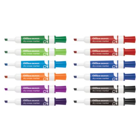 Office Depot Brand Low Odor Dry Erase Markers Chisel Point 100percent