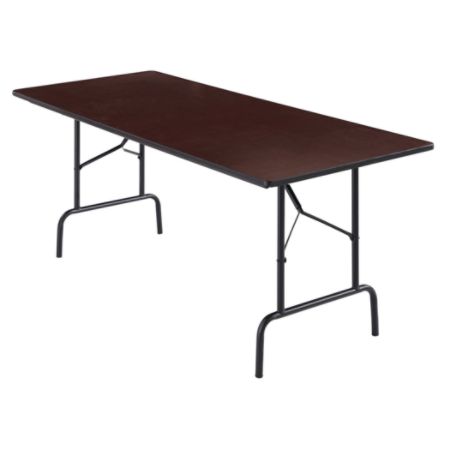 Realspace Folding Table 72 W Walnut Office Depot