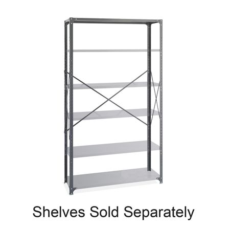 Safco Industrial Steel Shelving Post Pack Gray by Office Depot & OfficeMax