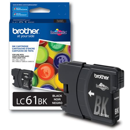 Brother LC61BK Black Ink Cartridge by Office Depot & OfficeMax