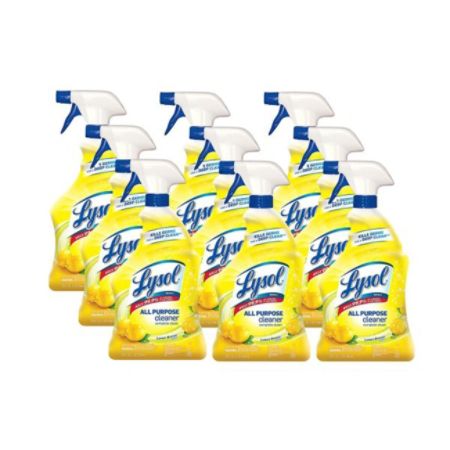 Lysol Disinfectant All Purpose Cleaner Lemon Breeze Scent 32 Oz