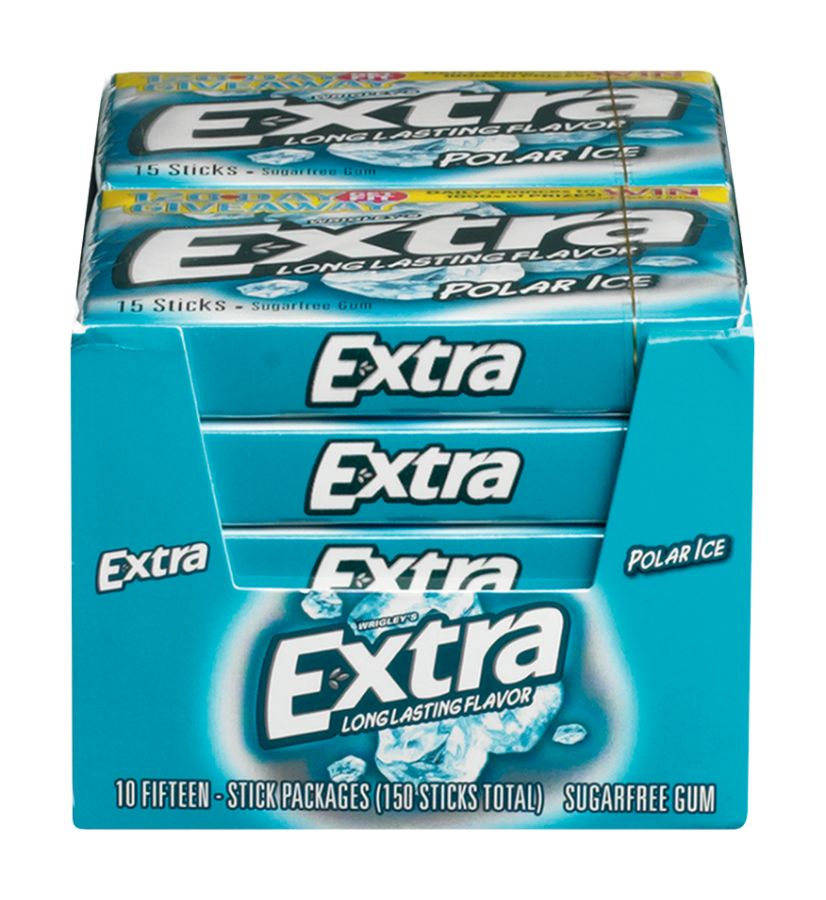 Wrigleys Extra Polar Ice Gum 0.095 Oz Box Of 10 By Office Depot & Officemax