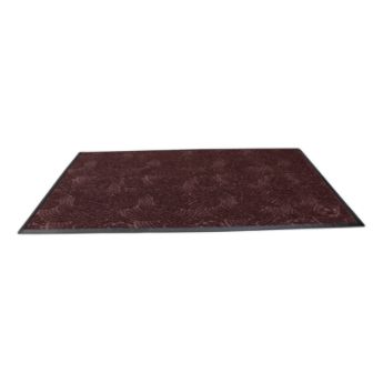 Waterhog Plus Swirl Floor Mat 36 X 60 100percent Recycled Maroon