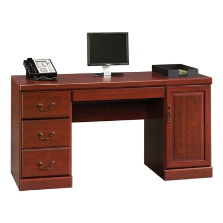 Sauder Heritage Hill Pc Credenza Cherry Office Depot