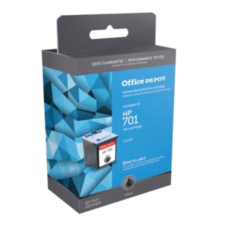cartridge ink hp depot office brand remanufactured officedepot
