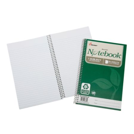 SKILCRAFT 100percent Recycled Perforated Spiral Notebooks 6 x 9 12 1 ...