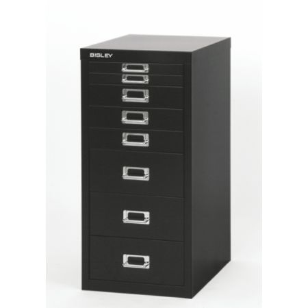 Bisley 15 D Vertical 8 Drawer Under Desk Storage Cabinet Metal