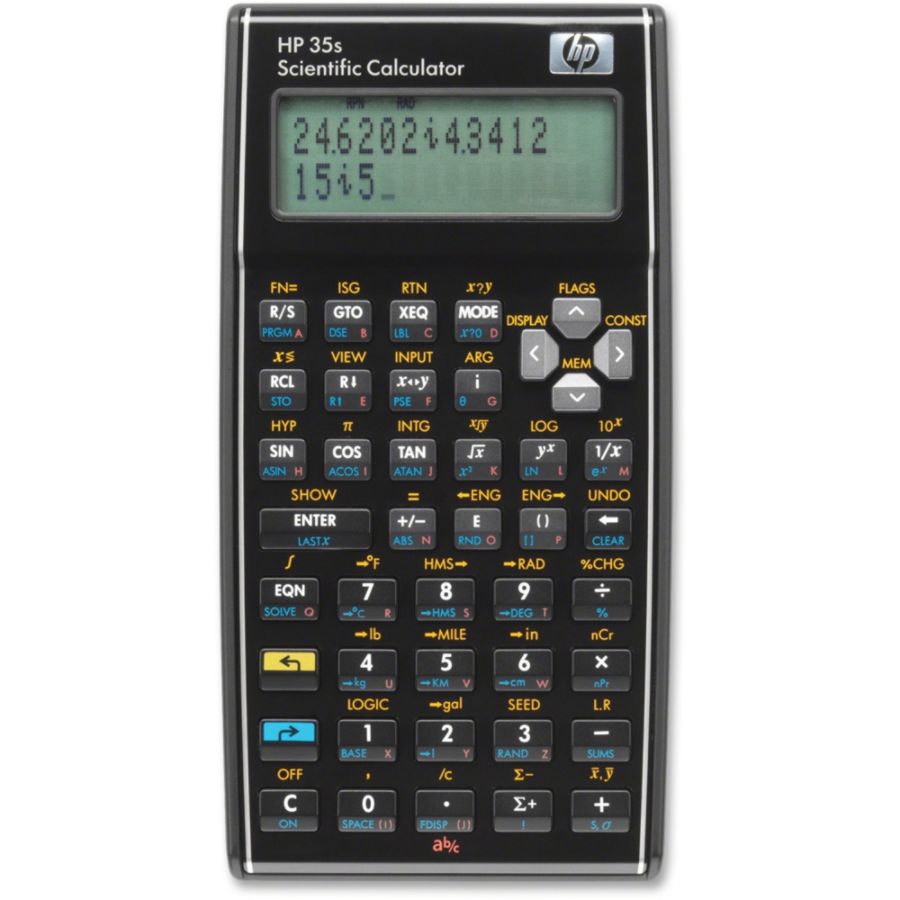 HP 35s Scientific Calculator 100 Functions Independent Memory Keystroke