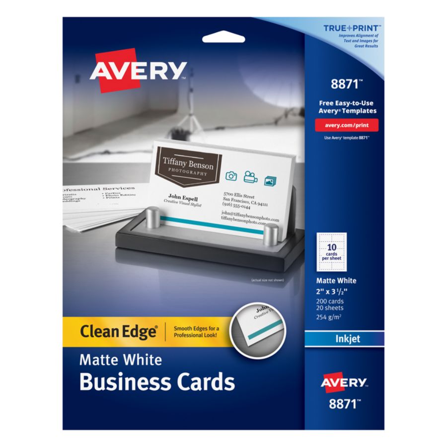 How to Print Avery Labels in Microsoft Word on PC or Mac With Office Depot Business Card Template