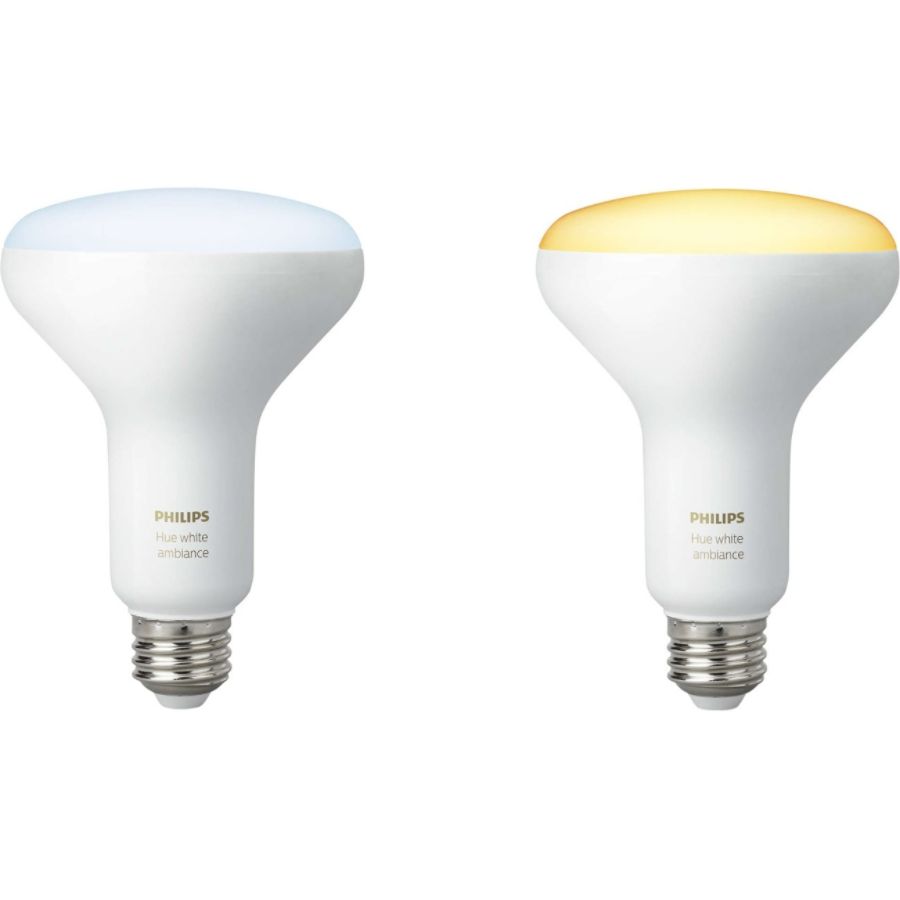 Philips hue White Ambiance BR30 Smart LED Light Bulbs Pack Of 2 by Office Depot \u0026 OfficeMax