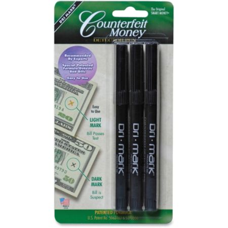 Dri Mark Counterfeit Detector Pens Pack Of 3 Pens Item 424456 - 