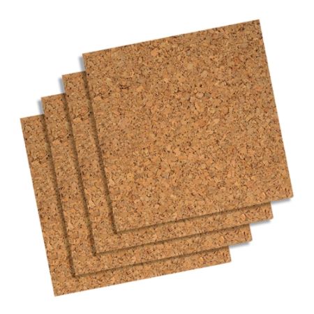 Quartet Cork Wall Tiles 12 x 12 Natural Pack Of 4 - Office ...
