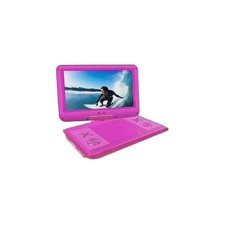 Ematic EPD121PN Portable DVD Player 12.1 Display 1366 x 768 Pink DVD R ...