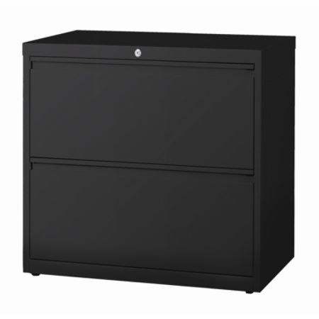 Workpro File 30 W 2 Drawer Black Office Depot