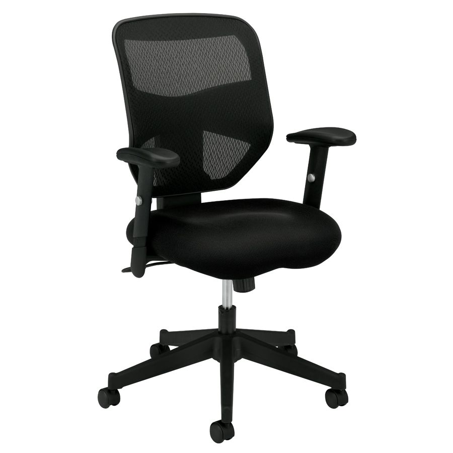 HON Prominent High Back Mesh Fabric Task Chair Black ...