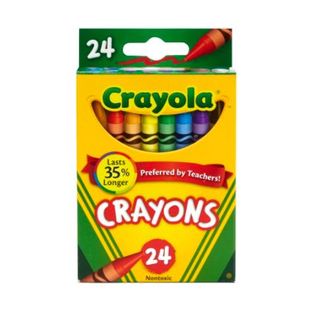 Image result for CrayolaÂ® Crayon Box, Assorted Colors, Pack Of 24