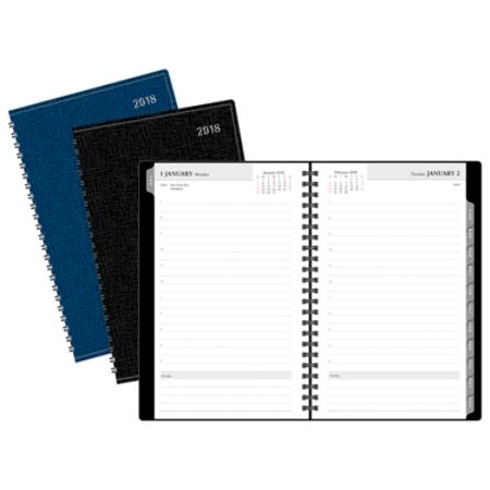 Office Depot Brand Daily Planner 5 x 8 30percent Recycled Assorted ...