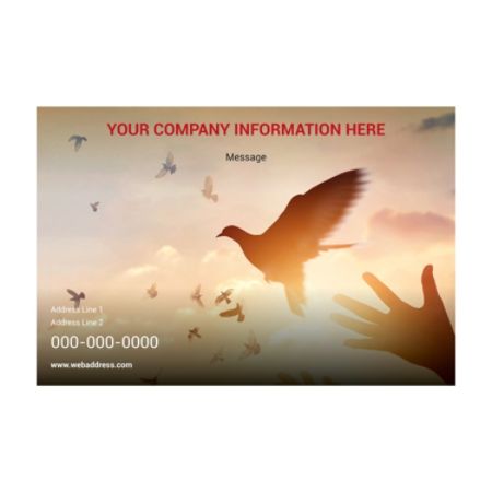 Banner Template Horizontal Free Bird Office Depot