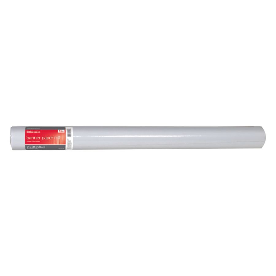 Office Depot Brand Multipurpose Banner Paper 24 X 65 Roll 24 Lb