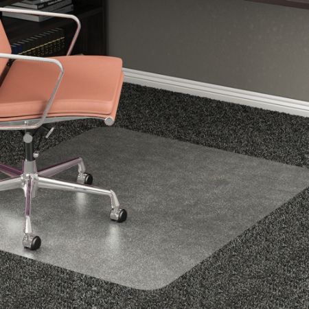 Studded Desk Floor Mat Clear Heavy Duty Office Chair Mat For