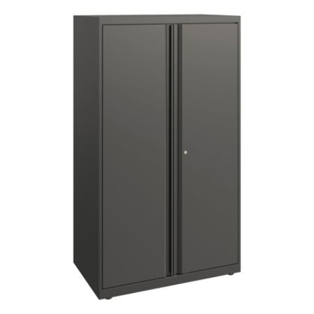 HON Flagship Metal Modular Storage Cabinet 52 H Charcoal ...